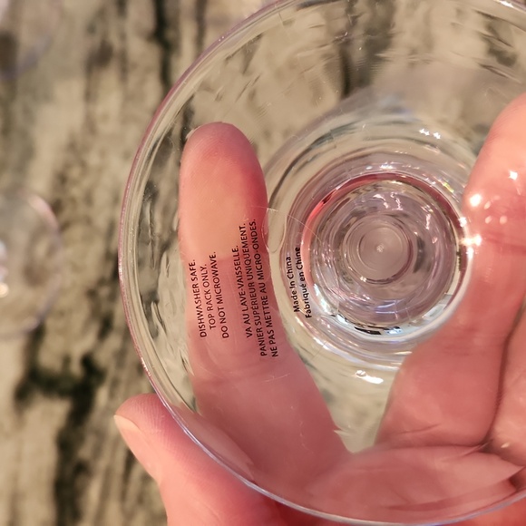 Margarita Glasses, Outdoor Clear Plastic, Lot of 4 - Picture 9 of 9